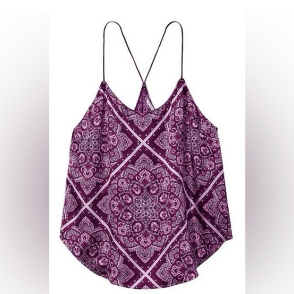 Purple Paisley Women's Top & Shorts
